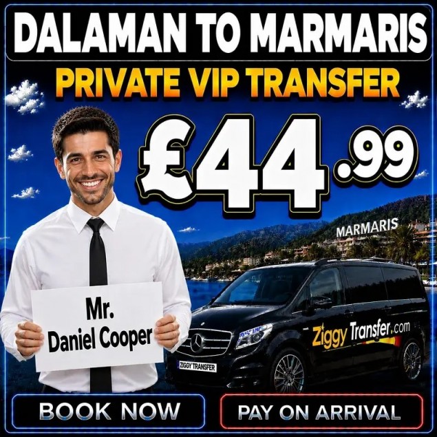 Cheap transfer from Dalaman Airport to Marmaris